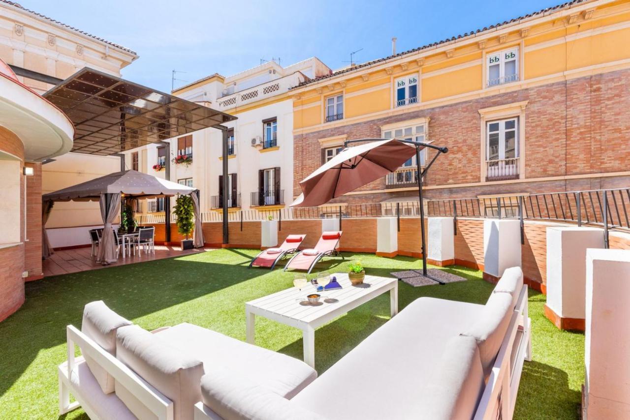 Gran Terraza Con Vistas A Calle Larios Μάλαγα Εξωτερικό φωτογραφία