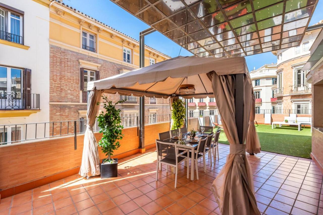 Gran Terraza Con Vistas A Calle Larios Μάλαγα Εξωτερικό φωτογραφία